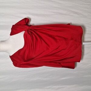 🍁7 avenue Red Color Your Life Top Size Medium NWT